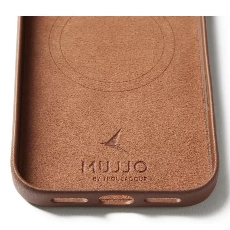 Mujjo Leather Case for iPhone 17 Pro Max with MagSafe (Tan)