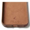 Mujjo rahakotiga nahkümbris iPhone 17 Pro Maxile, MagSafe ühilduv, Tan