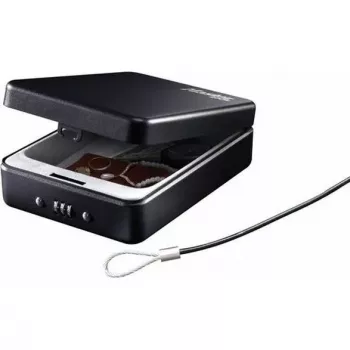 Master Lock Portable Personal Safe P005CEURBLKHRO - Must, teras, 203 mm, 3-kohaline kombineeritud lukk