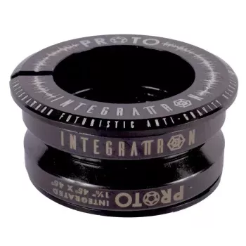 Proto Integrattron Headset Raw - Juhtmega mängupeakomplekt virtuaalse 7.1 ruumilise heli, RGB-valgustuse ja mürasummutava mikrofoniga, must