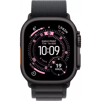 Apple Watch Ultra 3 GPS + Cellular 49mm musta titaanist korpusega ja musta Alpine Loop rihmaga - keskmine MF0V4QR/A