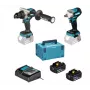 MAKITA Komplekt 18V DLX2590TJ (DHP492, DTW300) 2x5.0Ah