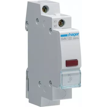 Hager SVN122 Neutraalklemmliist, 11 ühendust, 100A, 400V, IP20, sinine