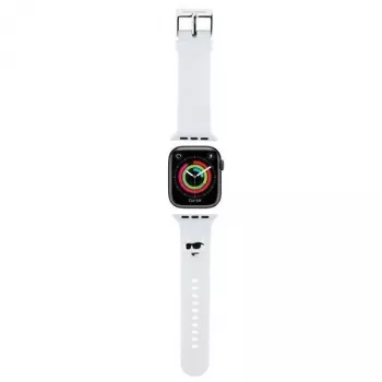 Karl Lagerfeld 3D Rubber Choupette Head Strap for Apple Watch 38/40/41mm - White