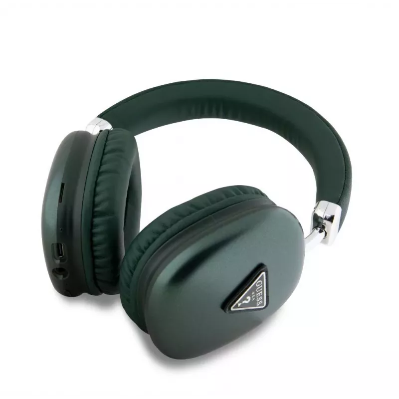 Guess Over-Ear Bluetooth 5.3 Kõrvaklapid 4G Triangle Logo Khaki