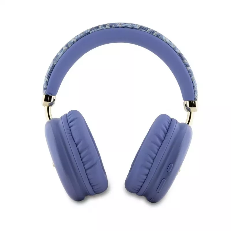 Guess Gcube Metallic Script Logo On-Ear Bluetooth Headphones - Purple