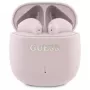 Guess Printed Classic Logo - Bluetooth TWS kõrvaklapid + laadimiskarp (roosa)