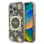 Guess GUHMP16LH4PYEEW Hardcase Apple iPhone 16 Pro 6,3 inch pruun Peony On 4G Background MagSafe