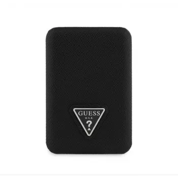 Guess Grained Triangle Wireless Power Bank 5000mAh 15W USB-C MagSafe Must