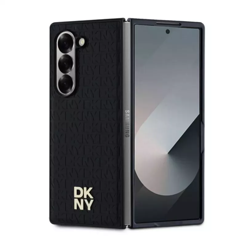 DKNY DKHMZFD6PSHRPSK Repeat Pattern Stack Logo ümbris Samsung Galaxy Z Fold6 jaoks - Must