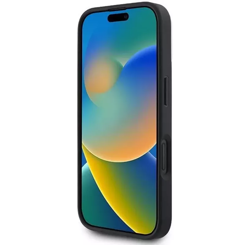 DKNY DKHMP16SPCPVSLK iPhone 16/16.1 kõva ümbris ruudumustriga MagSafe must