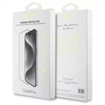Guess GUTGP16XBOKGCIT iPhone 16 Pro Max 6.9 tolli ekraanikaitse 2.5D Outline - karastatud klaas
