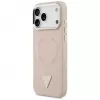 Guess Triangle Logo MagSafe ümbris iPhone 17 Pro jaoks (roosa)