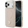 Guess Triangle Logo MagSafe ümbris iPhone 17 Pro jaoks (roosa)