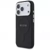 Guess Classic Logo MagSafe ümbris iPhone 17 Pro jaoks, must