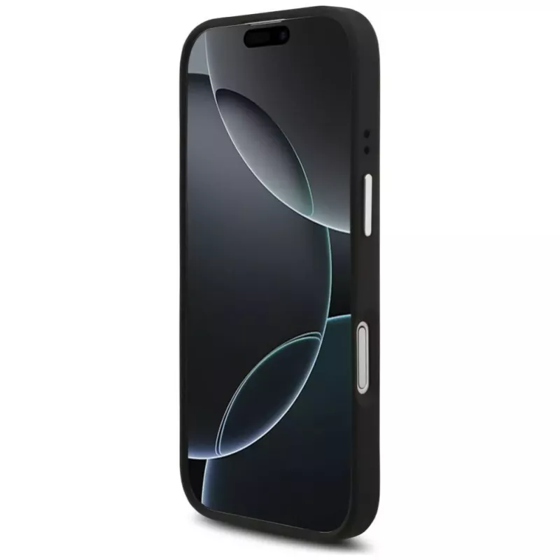 Guess Grained Big 4G Classic Logo Case iPhone 17 jaoks, must