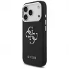 Guess Grained Big 4G Classic Logo ümbris Apple iPhone 17 Pro jaoks, must