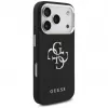 Guess Grained Big 4G Classic Logo ümbris Apple iPhone 17 Pro jaoks, must