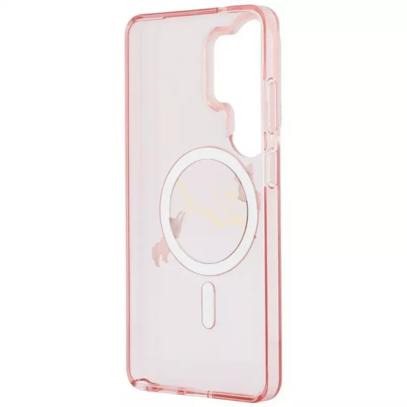 KARL LAGERFELD IML KC Script MagSafe Case for Samsung Galaxy S26 Ultra, Pink
