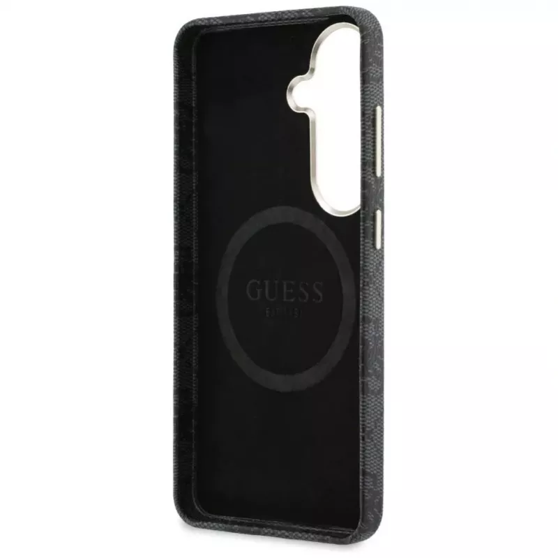Guess 4G Script MagSafe Case for Samsung Galaxy S26 Black
