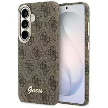 Guess 4G Script MagSafe ümbris Samsung Galaxy S26 jaoks (pruun)