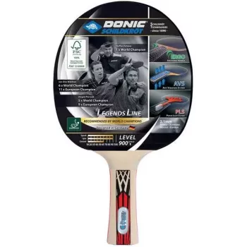 Donic Schildkröt Legends 900 Lauatennise Reket Must/Punane Puit