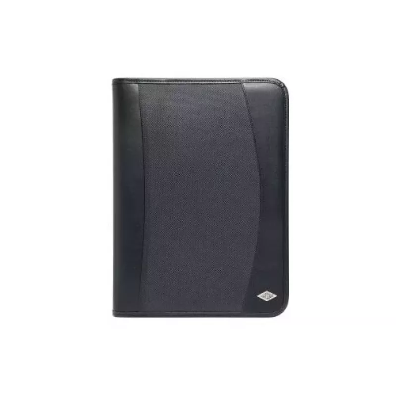 WEDO Organizer ELEGANCE - Tõmblukuga ümbris tahvelarvutile - Sünteetiline nahk, tekstuuriga nailon - Must - 10.5