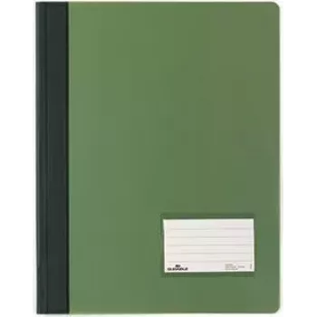 DURABLE DURALUX aruandekaas, DIN A4, läbipaistev roheline, eriti lai, PVC, 25 tk (2680-05)