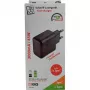 2GO ACV seinadapter 100-240V 2x USB-C 3000mA must (797386)