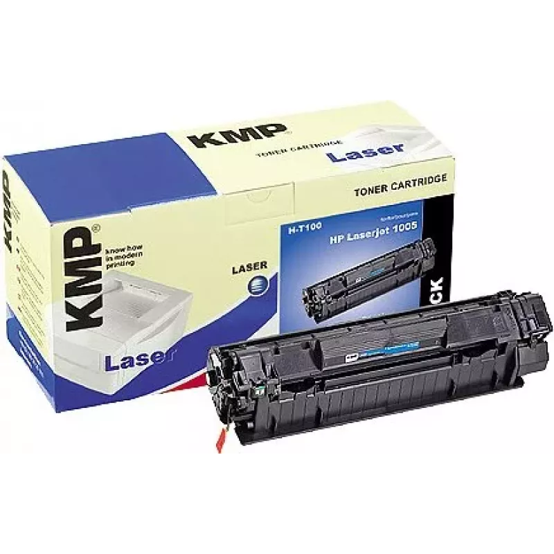 KMP H-T100 Ühilduv toonerikassett must 80g (alternatiiv HP 35A-le) HP LaserJet P1005, P1006 jaoks