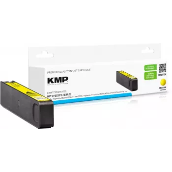 KMP H165YX Ühilduv pigmendipõhine tindikassett kollane suure tootlikkusega XL HP PageWide Pro 450 seeria jaoks