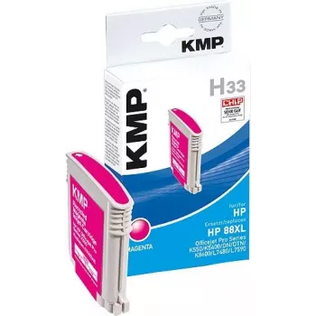 KMP H33 - 17 ml - Magenta - Ühilduv - Tindikassett (Alternatiiv HP 88-le) - HP Officejet Pro K550 jaoks