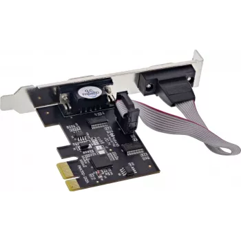 Longshine LCS-6321M PCI Express x1 2-Port RS232 Serial I/O Card with Low Profile Bracket