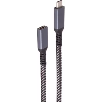 ShiverPeaks BS14-74006 USB 3.2 Gen 2 USB-C to USB-C kaabel 1.5 m Must/Valge