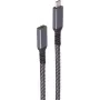 ShiverPeaks BS14-74006 USB 3.2 Gen 2 USB-C to USB-C kaabel 1.5 m Must/Valge