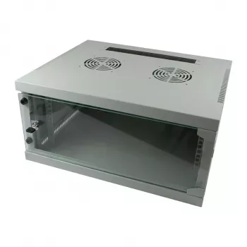 ALLNET 19-tolline seinakapp 9U W541/D595mm üheosaline helehall SMQ seeria