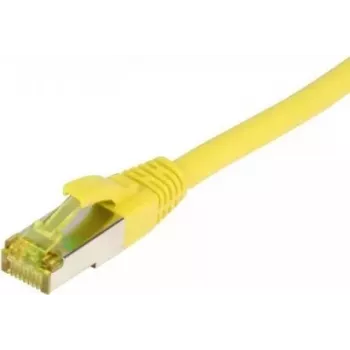 SYNERGY21 Patch-kaabel RJ45, CAT6A 500MHz, 15m, Kollane, S-STP (S/FTP), TPE/LSZH (Ultraflex), AWG26, Cat.7 toorkaabliga