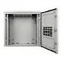ALLNET 19 inch seinakapp 12U 488mm sügavus helehall IP55 SO-Seeria 2-ventilaatoriga