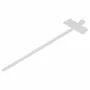 Synergy21 ALLNET 19zbh Kaablisidemed märgistusalaga, 100x2,5mm, 100 tk pakk, läbipaistev