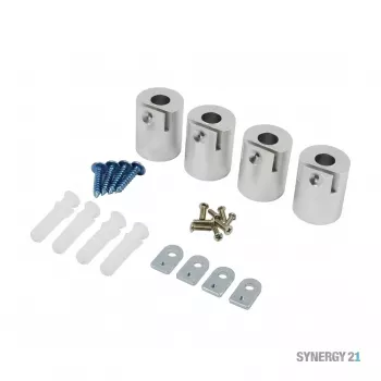 Synergy 21 LED-valgusti pinnakinnitusraami komplekt silindriline V1 ja V2 paneelidele, valge