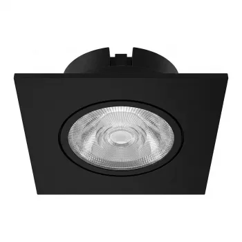 SYNERGY21 LED süvistatav laevalgusti Helios Must - Ruudukujuline + Kallutatav - Neutraalvalge 4000K 5W 400lm