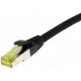 SYNERGY21 Patch-kaabel RJ45, CAT6A 500MHz, 15m, must, S/FTP, TPE/LSZH (Ultraflex), AWG26, Cat.7 toorkaabliga