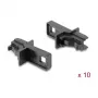 DELOCK Tolmukate E2000 Simplex pistikule, 10 tk, must
