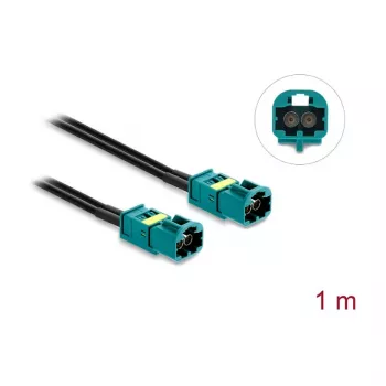 Delock Kaabel Mini FAKRA Z topeltpistik FAKRA Z topeltpistikule, 0,2 m