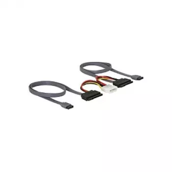 DELOCK SATA All-in-One kaabel 2x HDD jaoks