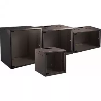 EFB Elektronik BASIC seinakapp võrguseadmetele 12U 19 inch must RAL 9005 600x450x635 mm WGB-1912TS.60