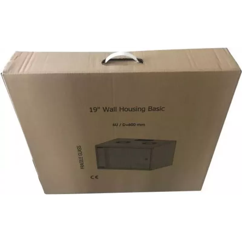 EFB Elektronik 19 inch 15U seinakapp võrguseadmetele Basic, sügavus 600 mm, ühesektsiooniline, lamepakend, RAL 9010 (puhas valge)