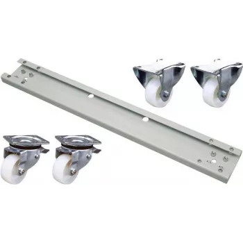 EFB Elektronik PRO-ROL028.GR Rattakomplekt 600 kg 800 mm kapi jaoks, hall RAL 7035 (4 tk)
