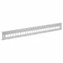 EFB Esipaneel 24xE2000 Duplex, E2000 Compact (RDM) Sirge Versioon, Helehall (RAL 7035), 1U 19 inch Rack Mount