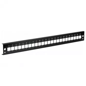 EFB Esipaneel 24xE2000 Duplex, E2000 Compact (RDM) Sirge Versioon Must